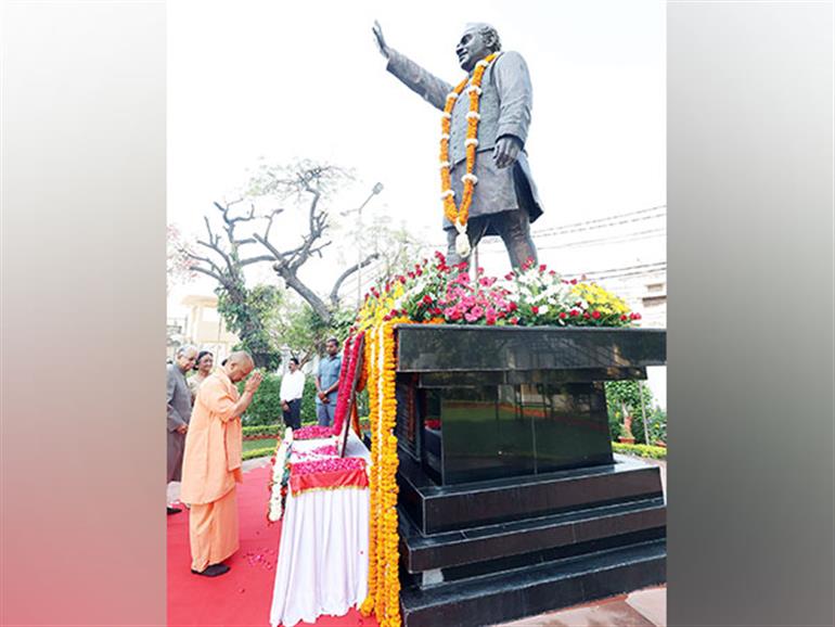 UP CM Yogi Adityanath pays tribute to former CM HN Bahuguna on his birth anniversary