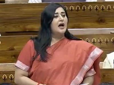 BJP's Bansuri Swaraj moves notice under Rule 115 in Lok Sabha over LoP Rahul Gandhi's speech