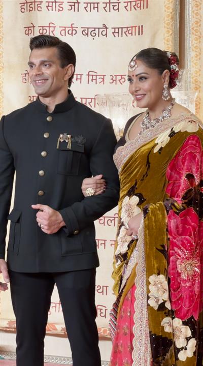 Anant-Radhika wedding reception: Couple Bipasha Basu, Karan Singh Grover in attendance