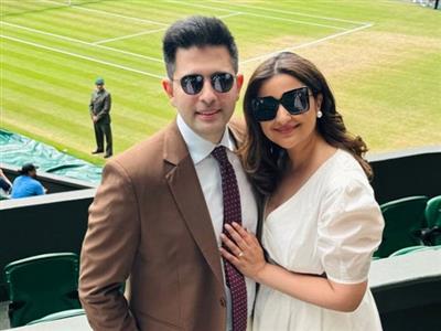 Parineeti Chopra gives a glimpse of her Wimbledon weekend with husband Raghav Chadha