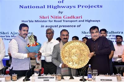 CM Sukhu urges Nitin Gadkari to declare Ranital-Kotla, Ghumarwin-Jahu-Sarkaghat roads as National Highways
