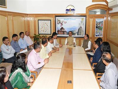 Himachal Pradesh Administrative Services Officers call on CM Sukhu