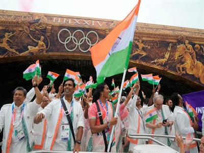 Paris Olympics: Sindhu, Kamal lead India to resounding welcome in opening ceremony