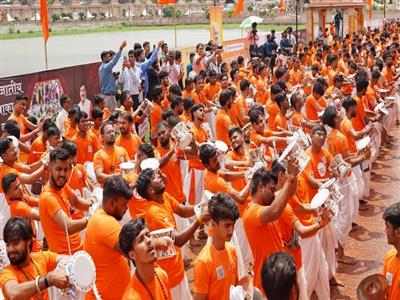 MP: 1500 Damru vadak create world record with their performance in Ujjain on third 'Savan Somvar'