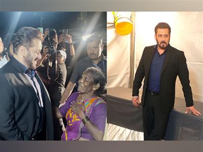 Salman Khan all smiles as he interacts with his fan