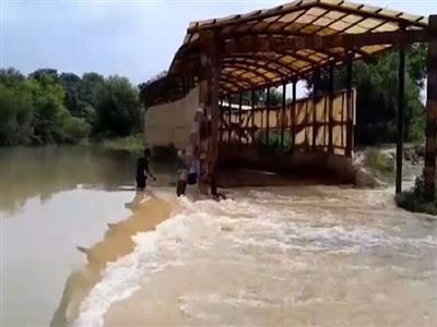 Moradabad Railway underpass submerged due to sudden rise in water level of rivers