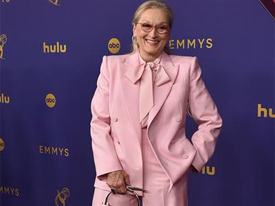 Emmys 2024: Meryl Streep adds pink touch to red carpet with her boss lady presence