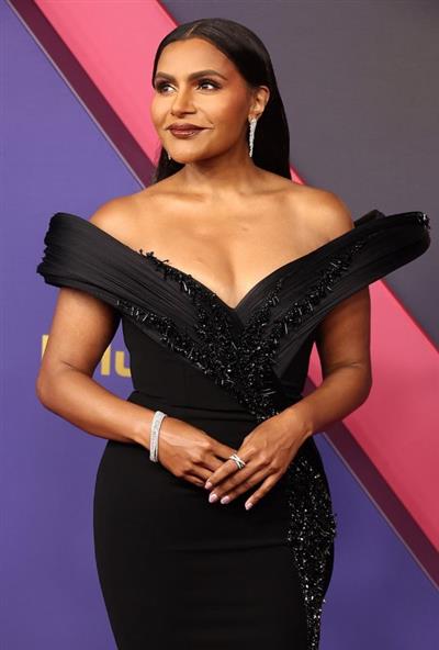 Emmy Awards 2024: Mindy Kaling dazzles in Gaurav Gupta's black gown