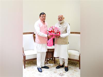 Uttarakhand CM Dhami extends birthday wishes to PM Modi