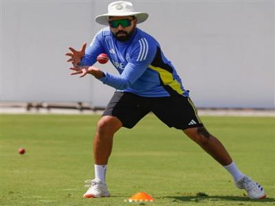 India skipper Rohit Sharma sweats it out ahead of 1st Test against Bangladesh