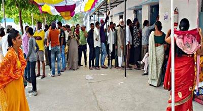 46.12 pc voter turn out in J-K till 3pm in second phase, Reasi leads with 63.91%