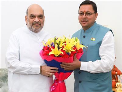 Amit Shah turns 60, Uttarakhand CM Dhami extends birthday wishes