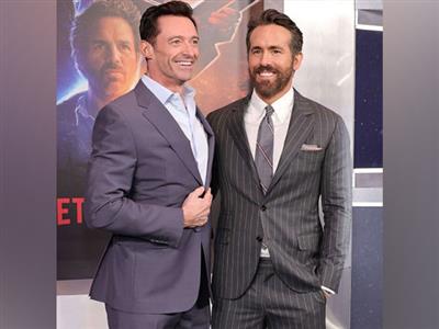 Hugh Jackman reacts to Martha Stewart's comment about Ryan Reynolds