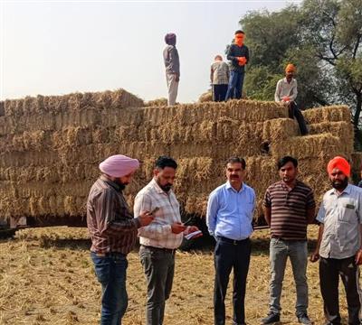 SDM urges farmers to dispose of straw in a natural way