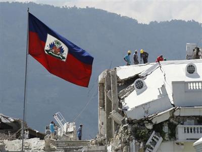 Alix Didier Fils-Aime sworn in as new Haiti PM, as gunfire hits US flight