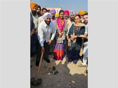 Mohali MLA Kulwant Singh kicks off renovation and strengthening of Jagatpura to Kandala to Airport Road 