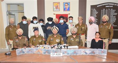 Punjab police busts arms smuggling module backed by foreign based smugglers; Six held