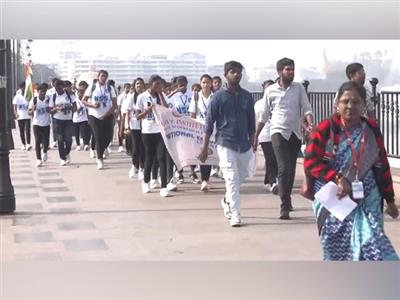 NYKS Hyderabad conducts a rally on the occasion of 'Samvidhan Diwas'