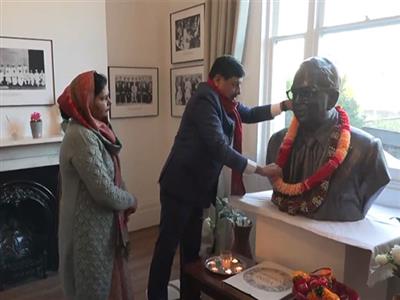 MP CM Mohan Yadav pays tribute to BR Ambedkar on Constitution Day