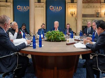 Quad marks 20 years of cooperation, reaffirms commitment to peaceful, stable, prosperous Indo-Pacific