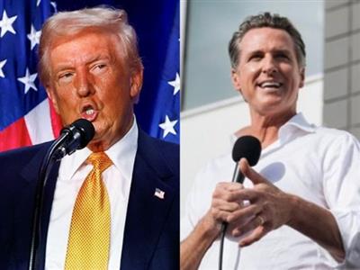 US President-elect Trump blames California Governor Newsom for wildfires