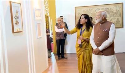 Odisha: PM Modi inaugurates exhibition at Pravasi Bharatiya Divas