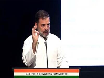 Rahul Gandhi accuses BJP of undermining the constitution, says 'they neither believe nor salute tricolour'