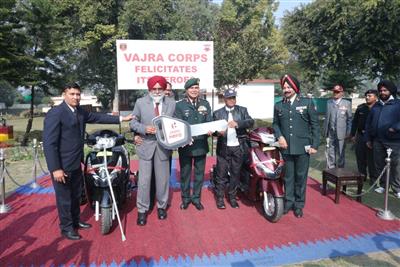 TRI Services Veterans' day and Army Day celebrated by Vajra Corps  