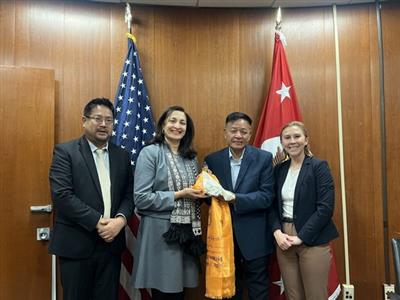 President of Tibetan Govt in exile expresses gratitude to outgoing US Special Coordinator for Tibetan Issues