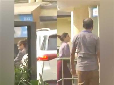  Soha Ali Khan reaches Lilavati Hospital to check on brother's health post-surgery