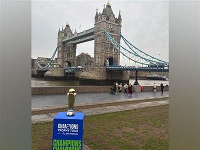 ICC Champions Trophy 2025 Trophy Tour thrills cricket fans in England; next stop India