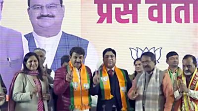 Delhi polls: Four AAP leaders join BJP ahead of assembly polls