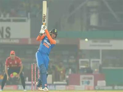 Abhishek Sharma smashes record for most sixes by an Indian in T20I chase