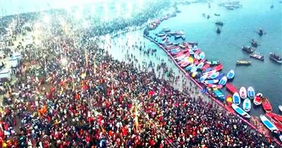 Mahakumbh: Over 30.29 lakhs devotes takes Holy Dip at Sangam by 10 am, total mark cross 10.21 crore