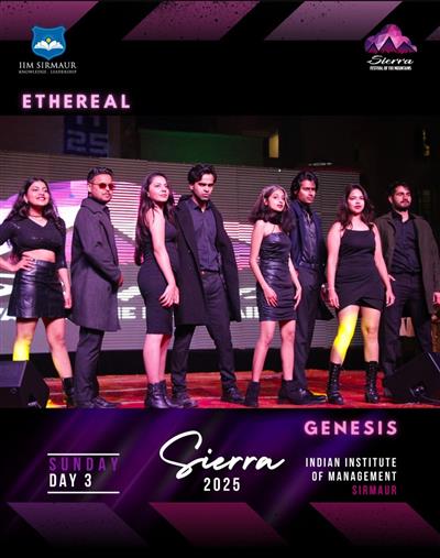 IIM Sirmaur Conducts Its Annual Fest - Sierra'25: A Celebration of Talent and Creativity