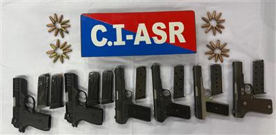 Punjab police averts possible target killing with arrest of six members of Kaushal Chaudhary gang; six pistols recovered