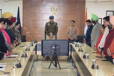 Two Minute Silence Observed to remember the freedom fighters who sacrificed lives during India's Freedom Struggle