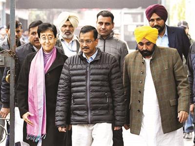 Yamuna water row: Kejriwal, Atishi, and Bhagwant Mann to meet EC today