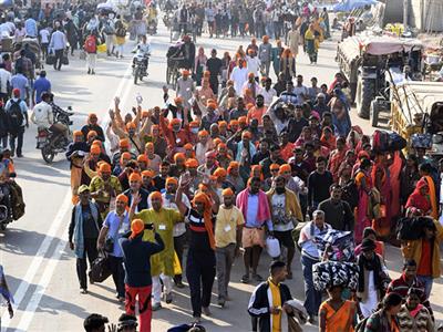 Maha Kumbh: Yogi Adityanath oversees 'Amrit Snan' arrangements during Basant Panchami