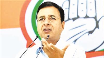 Congress MP Randeep Surjewala moves notice of motion to discuss 