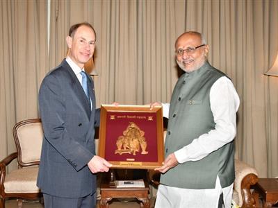 Duke of Edinburgh Prince Edward visits Raj Bhavan, explores British-era bunker in Mumbai