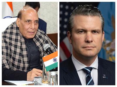 Rajnath Singh, US counterpart Hegseth agree on enhanced defence cooperation to deter 