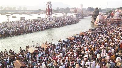 Uttarakhand: Devotees throng Har Ki Puari in Haridwar on Magh Purnima