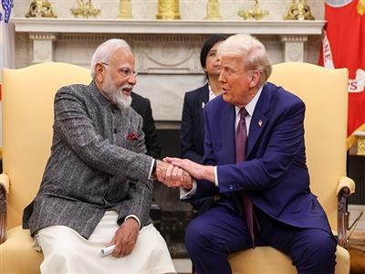 PM Modi, US President Trump discuss strengthening bilateral partnerships across various sectors