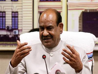 Lok Sabha speaker Om Birla arrive in Vrindavan for two-day religious trip