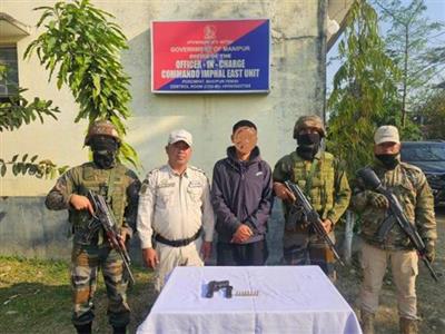 Manipur Police make multiple arrests and seize weapons in ongoing security operations